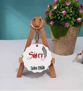 Savcı Ahşap Anahtarlık