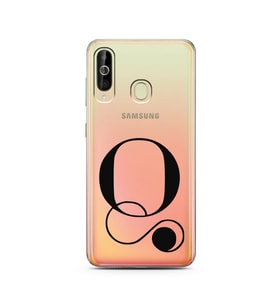Samsung A60 Harf Tasarımlı Telefon Kılıfı Q-Harfi 