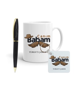 Babalar Günü Canım Babam Kupa Seti (Model 1)