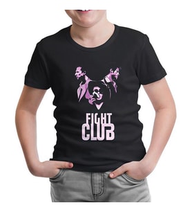 Fight Club - Smoky Siyah Çocuk Tshirt