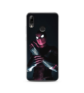 Örümcek Adam Tasarım Süper Şeffaf Silikon Telefon Kılıfı Huawei PSmart 2019
