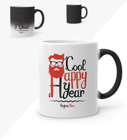 BK Gift Kişiye Özel Noel Baba Mutlu Yıllar Sihirli Kupa Bardak  4