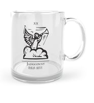 BK Gift Kişiye Özel Tarot Judgement Sağduyu Cam Kupa Bardak