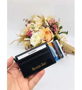 Mevsim Deri ® Kişiye Özel Kartlık İsme Özel Deri Kartlık