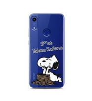 Snoopy Tasarımlı Süper Şeffaf Silikon Telefon Kılıfı Huawei Honor 8A 