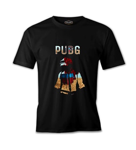 PUBG - Red Storm Siyah Erkek Tshirt