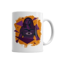 Purple Girl Kupa Bardak Porselen