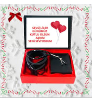 Erkek Hediye Seti Siyah Cüzdan- Kemer -Tesbih