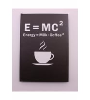 Lastikli Çizgisiz Sert Kapak Emc2 Defter