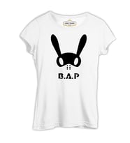 B.A.P - Logo Beyaz Kadın Tshirt