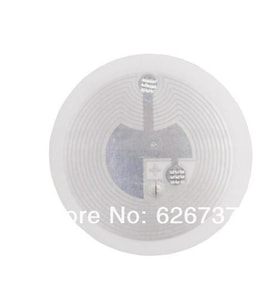Ntag213 Beyaz NFC Etiket Protokolü ISO14443A 888 Bayt 10 lu Paket