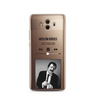 Müslüm Gürses Mp3 Tasarımlı Süper Şeffaf Silikon Telefon Kılıfı Huawei Mate 10 P