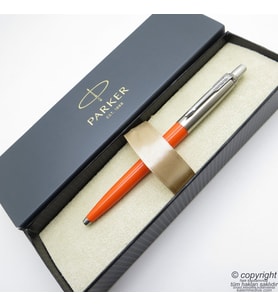 Parker Jotter Original Turuncu Tükenmez Kalem  İsme Özel Kalem  Hediyelik Kalem