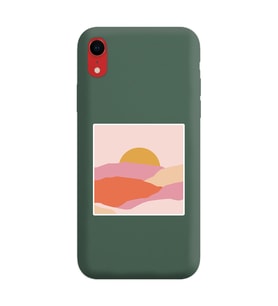 Koyu Yeşil Lansman Telefon Kılıfı Iphone XR