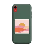 Koyu Yeşil Lansman Telefon Kılıfı Iphone XR