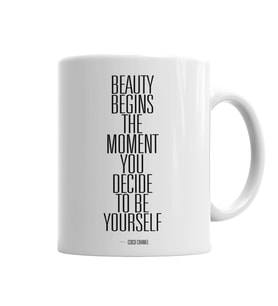 Beauty Begins Kupa Bardak Porselen