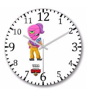 Brawl Stars Tara Duvar Saati Bombeli Gercek Cam