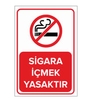 MIGNATIS - S*gara İçmek Yasaktır Levhası - Sac Malzeme 35x50cm