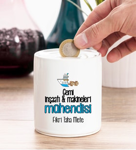 Gemi İnşaatı Mühendisi Kişiye Özel Kumbara