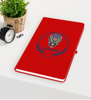 BK Gift Kişiye Özel Komiser Temalı Kırmızı Defter - 2