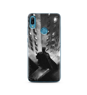 Batman Tasarım Süper Şeffaf Silikon Telefon Kılıfı Huawei Y6 (Prime) 2019