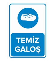 MIGNATIS - Temiz Galoş Levhası - Sac Malzeme 35x50cm