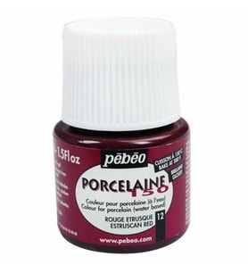 Pebeo Porcelaine 150 Fırınlanabilir Boya 12 Estruscan Red