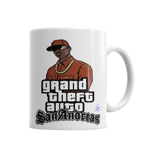 Gta SanAndreas Kupa Bardak Porselen