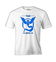 Pokemon Go - Team Mystic Beyaz Erkek Tshirt