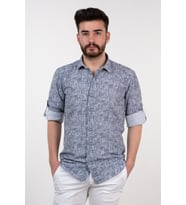 Slimfit Gömlek (Lacivert)