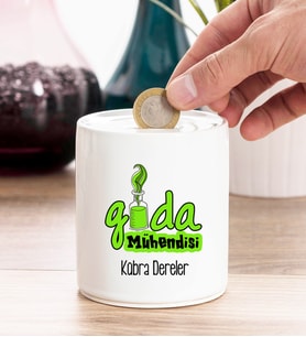 Gıda Mühendisi Kişiye Özel Kumbara