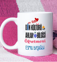Mesajlı Din Kültürü Öğretmeni Kupa Bardak