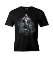 Assassin's Creed - Arno Siyah Erkek Tshirt