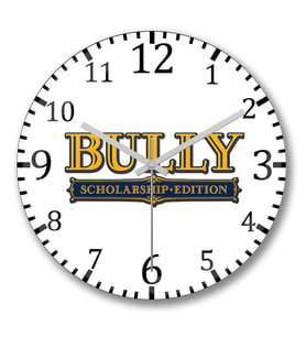 Bully SE Logo Duvar Saati Bombeli Gercek Cam