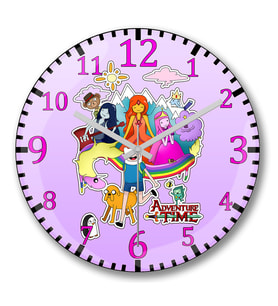 Adventure Time Marceline Jack Finn 2 Duvar Saati