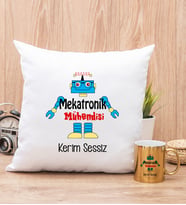 Mekatronik Mühendisi Yastık ve Gold Kupa Bardak