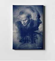 BK Gift Kişiye Özel Atatürk Kanvas Tablo 50x70cm 17