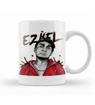 Ezhel İllustrasyon Kupa Bardak Porselen
