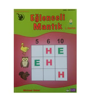 Eğlenceli Mantık 1. Seviye Kitabı (Kreş - Anaokulu)