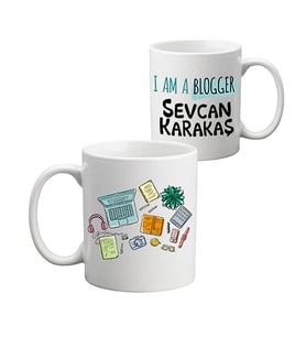 Blog Yazarı Kupa Bardak - Blogger'a Hediye