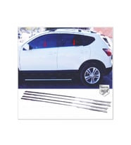 Nissan Qashqai Krom Cam Çıtası 4 prç. 2007-2009 P. Çelik
