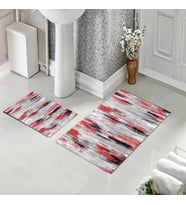 Banyo Halısı Ikili Klozet Takımı Kaymaz Tabanlı (60 xm x 100 cm + 40 cm x 60 cm) 
