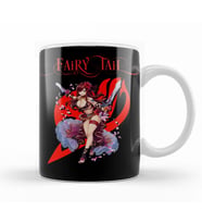 Fairy Tail Erza Scarlet Anime Kupa Bardak Porselen