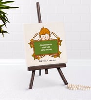 BK Gift Kişiye Özel Öğretmenler Günümüz Kutlu Olsun Şovaleli Doğal Taş-4 (Beyaz)