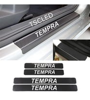 Fiat Tempra Karbon Kapı Eşiği Koruma Sticker Yapıştırma (4 Adet)