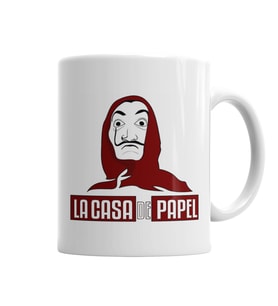 Casa de Papel Kupa Bardak Porselen