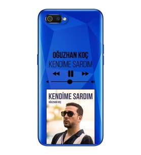 Oğuzhan Koç Mp3 Tasarımlı Süper Şeffaf Silikon Telefon Kılıfı Oppo Realmi C2