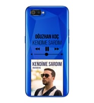 Oğuzhan Koç Mp3 Tasarımlı Süper Şeffaf Silikon Telefon Kılıfı Oppo Realmi C2