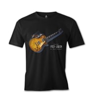 Gitar - Gibson - 1959 Siyah Erkek Tshirt
