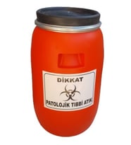 Patolojik Atık Bidonu 30 lt Kırmızı Ücretsiz Kargo